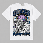 AJ3 Retro 'True Blue' Hahariot Shirt Stacks 'Match The Fit' Graphic Oversized T-Shirt – Vintage Streetwear