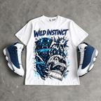 AJ 13 Retro "Flint" Hahariot Shirt "Wild Instinct" Graphic Oversized T-Shirt – Vintage Streetwear