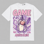 Travis Scott x AJ1 Low OG Hahariot Shirt Game Match & Win Graphic Oversized T-Shirt – Vintage Streetwear