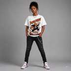 Donaldween Pumpkin Head Tee — Halloween Graphic Oversized T-Shirt – Vintage Streetwear