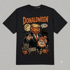 Halloween "DonalDWEEN" Pumpkin-Head Graphic Oversized T-Shirt – Vintage Streetwear