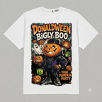 Halloween Pumpkin "Donaldween Bigly Boo" Graphic Oversized T-Shirt – Vintage Streetwear
