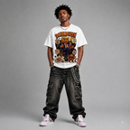 Donaldween Halloween Graphic Oversized T-Shirt – Vintage Streetwear