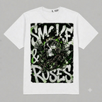 Skull & Roses Graphic Oversized T-Shirt – Vintage Streetwear