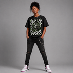 Skull & Roses Graphic Oversized T-Shirt – Vintage Streetwear