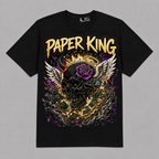 Paper King Skull, Wings Graphic Oversized T-Shirt – Vintage Streetwear