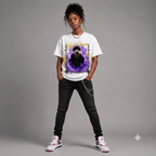 'Paper Chaser' Skull Rapper Graphic Oversized T-Shirt – Vintage Streetwear