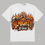 Almighty All Gang Flame Graphic Oversized T-Shirt – Vintage Streetwear