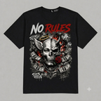 No Rules Skull Graphic Oversized T-Shirt – Vintage Streetwear