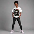 No Rules Skull Graphic Oversized T-Shirt – Vintage Streetwear