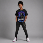 "Paper Chaser" Graphic Oversized T-Shirt – Vintage Streetwear